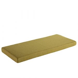 AFEBOO Coussin de banc 2/3 places - Pour intérieur et extérieur - Antidérapant - Doux - Lavable - Pour terrasse, cuisine, salle à manger (vert, 175 x 25 x 5 cm) (JKKLMM, neuf)
