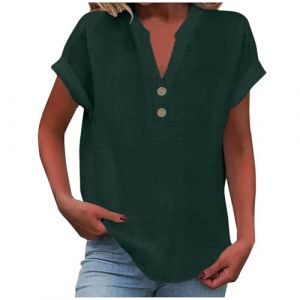 Nuoke t Shirts à Manches Courtes, Chemisier Dentelle, Tshirt Blancs, Chemisier des, Blans pour Les, Tshirt Blanc, Tops en Linge, Haut de fête, Top Tulle Transparent, Top, Haut Sexy (wumingzhibei, neuf)