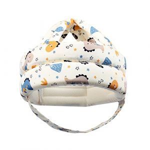 LICHENGTAI Casque de S&eacute;curit&eacute; pour B&eacute;b&eacute; en Bas Age, Casque de S&eacute;curit&eacute; pour B&eacute;b&eacute; T&ecirc;te de Protection pour Chapeau de B&eacute;b&eacute;, Casque de S&eacute;curit&eacute; R&eacute;glable pour Chapeau en Coton pour b&eacute;b&eacute;s gar&ccedil;ons Filles (Okssud, neuf)