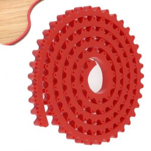 BEASAFY 2 m Guide Defonceuse a Bois, Bande de Profilage pour le Travail du Bois, Modèle Courbe Réglable avec Mécanisme D'engrenage, Gabarit de Contour Flexible pour Menuiserie (Meianan EU, neuf)