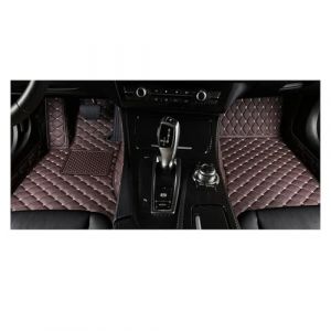 Tapis de Sol Voiture pour Jaguar pour XF 2012-2015 Tapis De Sol De Voiture en Cuir PU Imperm&eacute;ables Accessoires D'int&eacute;rieur Tapis Noir Tapis(Color 3) (邓州市稳森商贸有限公司, neuf)