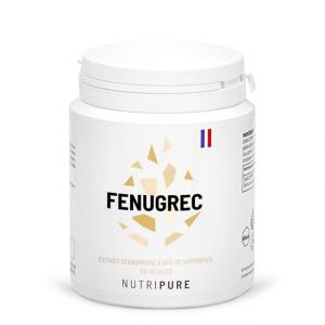 Nutripure | Fenugrec | Gélules végétales | Extrait de Graines titrées en saponine | Plante ayurvédique | Favorise la digestion | Maintient le taux de glucose | Limite Stockage des graisses (NUTRIPURE, neuf)