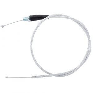 QAZAKY Câble d'accélérateur blanc de 90 cm pour moto Pit Dirt Pocket Bike CB06 XR50 CRF50 XR CRF 50 70 cc 90 cc 110 cc 125 cc 140 cc 150 cc BMX SDG SSR TTR PRO 100 7 1100 Réglable (QAZAKY-FR, neuf)