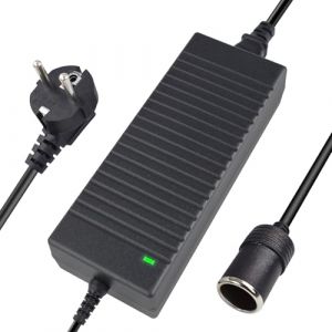 Weishuo Adaptateur Allume Cigare Secteur 10A 120W AC &agrave; DC Adaptateur 220V 12V Convertisseur Prise Allume Cigare de Voiture Transformateur Chargeur Secteur pour Gonfleur Pneu, Aspirateur (hailishangmao, neuf)