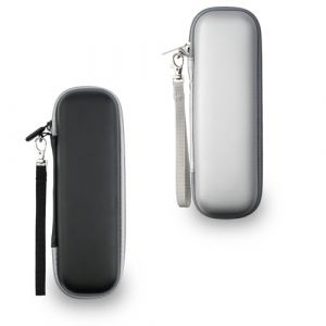YoHyien 2 Pièces Etui Brosse a Dent Electrique pour Oral B IO/Oral B Pro/Philips Sonicare, Boite Brosse à Dent Électrique Portable, Étui de Voyage Rigide pour Rangement (Blanc + Argenté) (YoHyien, neuf)