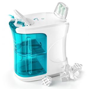 Kit de douche nasale pour adultes et enfants - Rin&ccedil;age nasal &eacute;lectrique avec sel - Nettoyage doux en cas de sinusite et d'allergie - Arrosoir nasal portable pour une hygi&egrave;ne quotidienne (Gailyus, neuf)