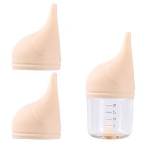 PEUTIER 20ml Biberons pour Chatons pour l'allaitement, avec 2pcs Remplacement Tétine Silicone Anti-Étouffement Biberons pour Chiots Réutilisables Kit d'alimentation pour Chien Chat Nouveau-Né (Jaune) (Jenniy, neuf)