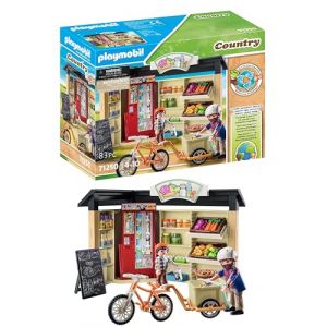 Playmobil 71250 Boutique de la Ferme - Country - La Vie à la Ferme - La Gamme Petite Ferme Comprend Plus de 80% de matériaux recyclés ou biosourcés en Moyenne - Dès 4 Ans (Ttrendy Sales, neuf)