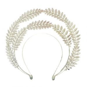 Serre-t&ecirc;te feuilles de d&eacute;esse Couronne d'oreille de bl&eacute; Accessoire de costume pour femme Feuilles de mariage (Fahou, neuf)