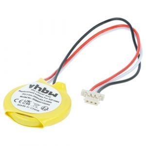 vhbw Pile BIOS Compatible avec Lenovo ThinkPad X60 Tablet PC 6367, X61s, X60 Tablet PC 6366 pc, Ordinateur Notebook (200mAh, 3V, Li-ION) (ElectroPapa, neuf)