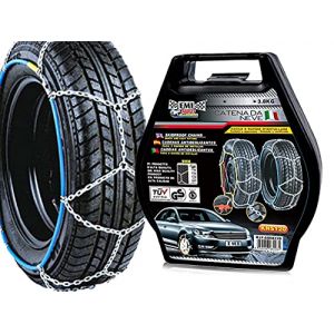 Chaîne à neige 9mm KNS120 Groupe 120 homologuée, pour pneus 235 70 R15 215 70 R16 235 60 R16 225 60 R17 225 55 R17 255 45 R17 245 45 R18 255 40 R18 (A2ZWORLD-FR, neuf)