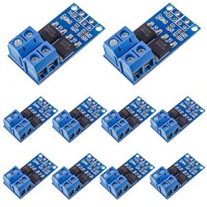 EPLZON MOSFET Switch Drive Module DC 5V-36V 15A (Max 30A) 400W FET Trigger Switch Drive Module Board 0-20KHz PWM Réglage Electronic Switch Control Board (Pack de 10 Pcs) (EPLZON, neuf)