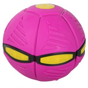 FeiWen Boule Magique, Boule de Soucoupe Volante Déformée Boule Balle Déformée Jouets Jeux de Plage Sports (Rose) (FeiWen-EU, neuf)