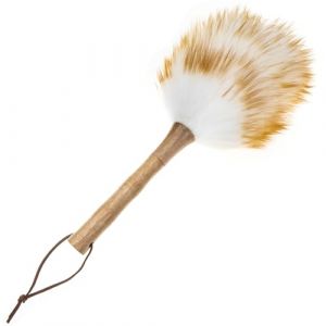 Alasum Brosse &agrave; D&eacute;poussi&eacute;rer pour Instruments de Musique, Plumeau en Peluche Dense Manche en Bambou, Outil de Nettoyage Professionnel pour Guzheng, Guitare et Piano, Accessoire (Guiong, neuf)