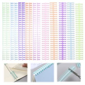 SLTAXAR 15PCS Peignes de Reliure en Plastique en color de 10 mm 30 Trous, Peignes en Plastique pour Reliure, Peignes Spirales pour Reliure, Anneau de Reliure pour Papier Relieuses en Peigne Plastique (VILLADIEGO BUSINESS, SOCIEDAD LIMITADA, neuf)