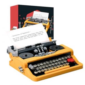 Jlobnyiun Kit de Machine à Écrire Rétro Classique pour Adultes - Modèle de Jouet (themyina, neuf)
