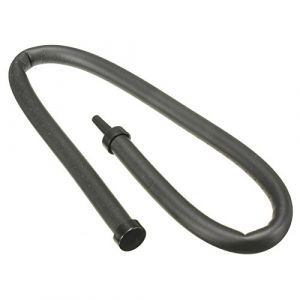 Tube de 60 cm en pierre à bulles pour aquarium, tube mural, tuyau pour pompe d'aquarium, diffuseur d'oxygène hydroponique à tête unique Noir (TopHomer, neuf)