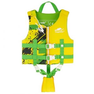 Gogokids Gilet Bain pour Enfants Veste Folat, Formation de Natation pour Tout-Petits Bouyancy Maillot de Bain Aider Les Maillots de Bain pour Bébé de 11-35 KG 1-9 Ans Bébé Enfants (KunTee, neuf)