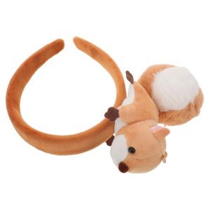 POPETPOP Bandeau &Eacute;cureuil Mignon Pour F&ecirc;te D&eacute;guisement Cosplay Accessoire De Cheveux Peluche Serre-t&ecirc;te Animalier Pour Gar&ccedil;on Fille Et Adultes (Riser Treasure, neuf)