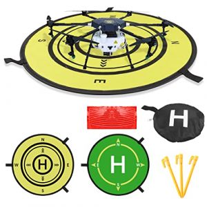 YAODHAOD Drone Landing Pad, 54cm landing pad drone portable lumineux étanche pliable accessoire pour DJI air 2S / mavic Mini 2 / mavic air 2 / mavic Pro/zoom/fimi x8se / DJI fpv drone (YAODHAOD, neuf)