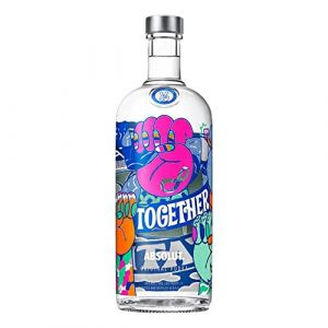 Absolut Vodka TOGETHER WE CREATE Limited Edition 40% Vol. 1l (delicando, neuf)