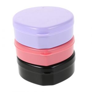 IWOWHERO Lot De 3 &Eacute;tuis De Nettoyage Pour Pinceaux De Maquillage En Forme De C&oelig;ur Avec Tapis De Nettoyage Pour Pinceaux Bo&icirc;te De Nettoyage Rapide Pour Pinceaux Secs (Langeriy, neuf)