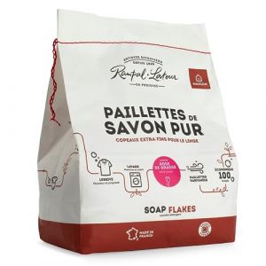 Rampal Latour - Paillettes de Savon Pur - Parfum Rose de Grasse - Copeaux Extra-fins pour le linge - Lavage en machine ou à la main - Toutes températures et tissus - Jusqu'à 100 lavages - 1.5Kg (RAMPAL LATOUR, neuf)