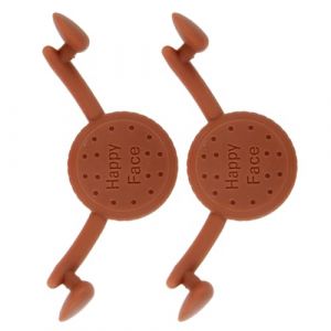 SOIMISS Lot de 2 Entra&icirc;neurs de Fossettes en Silicone Marron, Dispositif Tonifiant pour Muscles du Sourire, Formateur Buccal pour Exercices Faciaux, pour Am&eacute;liorer et Corriger le Sourire (Star-wish, neuf)