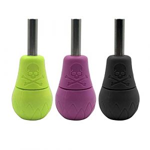 Tube de tatouage souple en silicone auto-bloquant 3 couleurs pour machine à tatouer (violet) (QICHIDIANZISHANGWU, neuf)