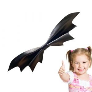 Épingles À Cheveux En Cuir Bat Wing - Accessoires De Cheveux Gothiques Élégants | Épingles À Cheveux En Cuir Durable En Forme D'aile De Chauve-souris Pour Femmes, Parfaites Pour Halloween, Le Cosplay (yanfe, neuf)