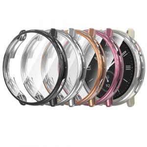 Hianjoo 5 Pack Coque Compatible pour Amazfit Active 2 44mm, Montre Scratch-Resistant Soft TPU Léger Tout Autour de Protecteur Protection d'écran Pare-Chocs (Anjoo Direct . FR, neuf)