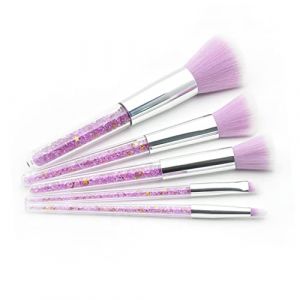 minkissy 5pièces Kit De Pinceaux De Maquillage Pinceau à Fond De Teint Liquide Poudre Pinceau à Sourcils Accessoires Pour Femme (Prettbeauty, neuf)