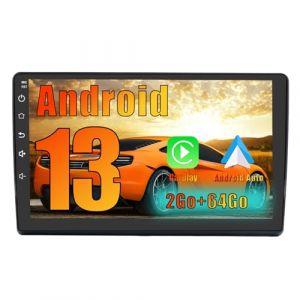 Hexinex Autoradio Android 13 pour Peugeot Boxer II/Citroën Jumper II/Fiat Ducato【2Go+64Go】 avec 9 Pouces Écran Carplay Android Auto/GPS/FM/WiFi/Bluetooth/Commande au Volant/Aide au Parking (happyx2, neuf)