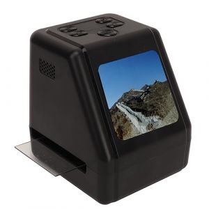 Scanner de film numérique, convertit 135, 110, 126 KPK et Super 8 mm Film/diapositives/négatifs en photos JPG numériques, avec écran LCD de 5,1 cm (Guoenir, neuf)