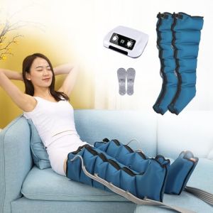 GHCCDAM Bottes De Pressothérapie 6 Cavités, Drainage Lymphatique Jambes, Appareil Pressothérapie, Anti Jambes Lourdes, 6 Chambre Pressothérapie Jambes Lipoedeme Appareil (guo hong bin, neuf)