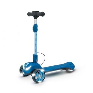 Olsson Glide Trottinette électrique pour enfants 3 roues Puissance 60 W - 2 000 mAh - 8 km d'autonomie - Vitesse maximale 6 km/h - Pliable - Roues LED - Hauteur réglable (Bricotrail, neuf)