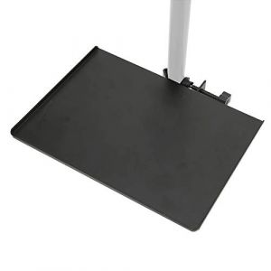 Étagère Utilitaire à Pince pour Support de Microphone, Plateau de Carte Son en Métal 5,51 X 7,87 Pouces, Support de Plateau pour Ordinateur Portable à Pince à Angle Réglable pour la Diffusion en Direc (Qinqinzi, neuf)