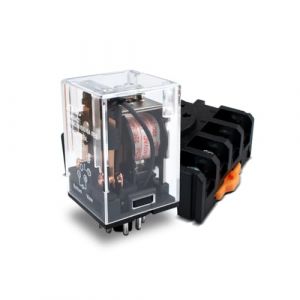 Innfeeltech 1 pc. AC 220V Relais électromagnétique de puissance avec 8 broches 10A Relais de bobine avec socle JTX-2C (XINGZHI TECH, neuf)