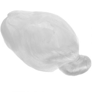 VICASKY Perruque Mamie Blanche avec Chignon Accessoire D&eacute;guisement Vieille Dame pour Carnaval et Cosplay Transformation Rapide et Confortable Style Polyvalent pour F&ecirc;te et Photo Prop (Covenant of Nauru, neuf)