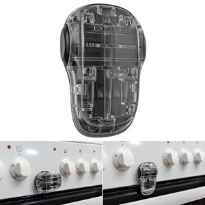 Verrou de S&eacute;curit&eacute; pour le Four, 1 pi&egrave;ce, Transparent, S&eacute;curit&eacute; des Enfants dans la Cuisine, Verrous adh&eacute;sifs r&eacute;sistants &agrave; la Chaleur, Bloque Four pour Enfants, B&eacute;b&eacute;, pour le Lave-linge, Micro-ondes (Your Day Mate, neuf)