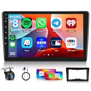 [6G+128G] 8 Cœurs Autoradio pour Nissan Navara 2006-2014 Android Autoradio Bluetooth GPS, Hodozzy Écran Tactile 9 Pouces Radio avec Carplay sans Fil Android Auto, WiFi DSP, FM RDS Caméra de Recul (Hodozzy Direct, neuf)