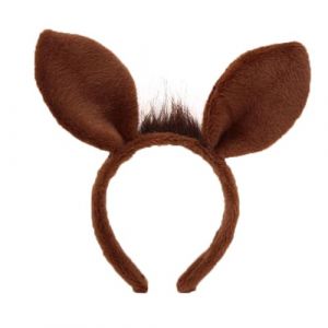 Serre-t&ecirc;te pour femme - Oreilles de cheval mignonnes en peluche design serre-t&ecirc;te | Bandeau de maquillage de beaut&eacute; - Pour bal masqu&eacute;, performance sur sc&egrave;ne, voyage, vacances, maison, spa, salle de (Luckyhome, neuf)