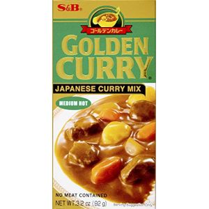 S & B Golden Curry (&Eacute;pic&eacute; moyen) - 92 g (Encas d'Asie, neuf)