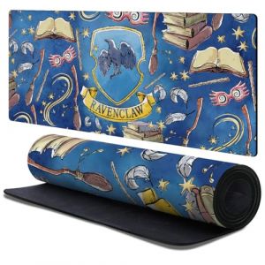 Head Case Designs sous Licence Officielle Harry Potter Ravenclaw Graphiques 37.4 x 15.75 x 0.16 inches (900 x 400 mm) - XL Tapis De Souris pour Jeux Bureau PC Clavier (eCell, neuf)