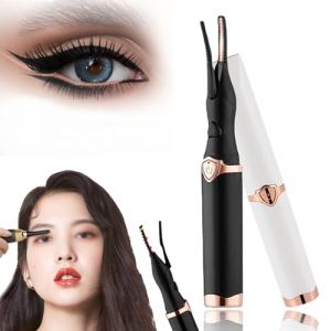 Recourbe-cils électrique pour un glamour instantané, nouveau recourbe-cils chauffant 2025 pour femmes, recourbe-cils rechargeables, recourbe-cils électrique, 3 modes de chaleur (2 pièces) (WRYHAUL - FR SHOP, neuf)