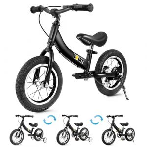 YBIKE 2 in 1 Draisienne, Fonction Double Usage Velo Enfant, Convient Aux Enfants De 1 à 7 Ans, 12,14,16 Pouces avec Frein, Pédale, Théorie De L'entraînement (SONGPEILONG, neuf)