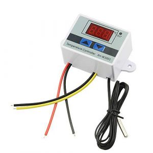 BGTXINGI XH-W3001 DC 110V-220V 1500W 10A Microordinateur Numérique Contrôleur de Température Affichage Numérique Thermostat Interrupteur et NTC 10K Thermistor Sensors Sonde de Température (YUANHENG UR, neuf)