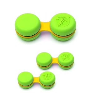 SPORTS WORLD VISION 3PC &Eacute;tui &agrave; lentilles Contact Macaron Vert | &Eacute;tui &agrave; lentilles Compact Portable et &eacute;tanche | Bo&icirc;te de Solution pour lentilles de Contact Durable et Pratique avec m&ecirc;me Couleur (DJ Blee Optical Ltd, neuf)