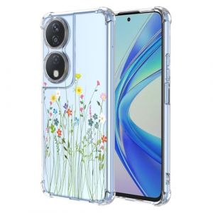 WBWONE Motif Imprimé Peint Coque pour Huawei Honor X7b / Honor 90 Smart Étui, Souple TPU Housse Etui de Protection en Silicone en Gel Antichoc Bumper Case Cover (A97) (Welldan, neuf)