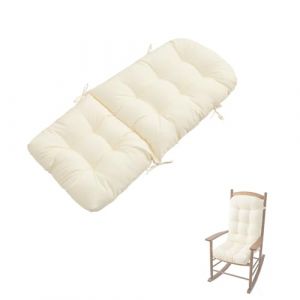 Coussin Chaise Exterieur Impermeable,Coussin Rocking Chair,Coussin Chaise Balan&ccedil;Oire Porche avec Dossier,pour Int&eacute;rieur et Ext&eacute;rieur(Beige) (YoungJie, neuf)